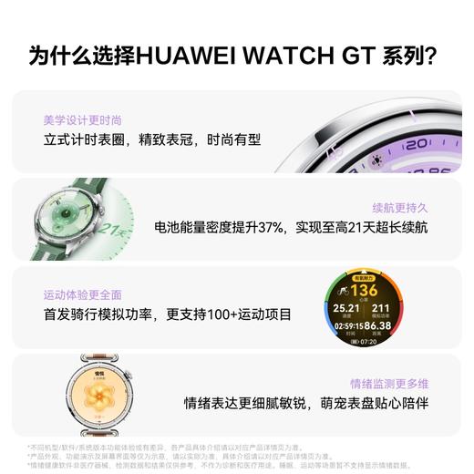 HUAWEI WATCH GT 6  智能手表多维情绪健康全新骑行体验华为GT6手表GT5升级 商品图7