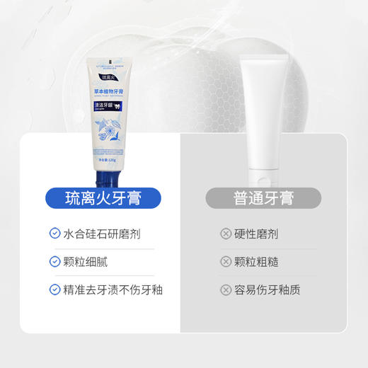 【凤品优选】琉离火 牙膏清洁口腔口气清新保护牙龈多种合一28种草本植物牙膏 商品图3