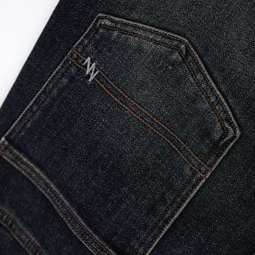 【断码清仓】HX 冬季水洗萝卜牛仔长裤Z201440022101 商品图5