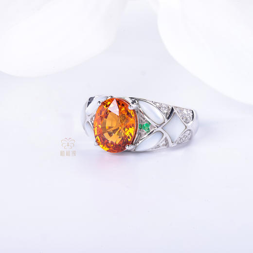 【骄阳】贝母芬达石戒指-CB12312156 商品图2