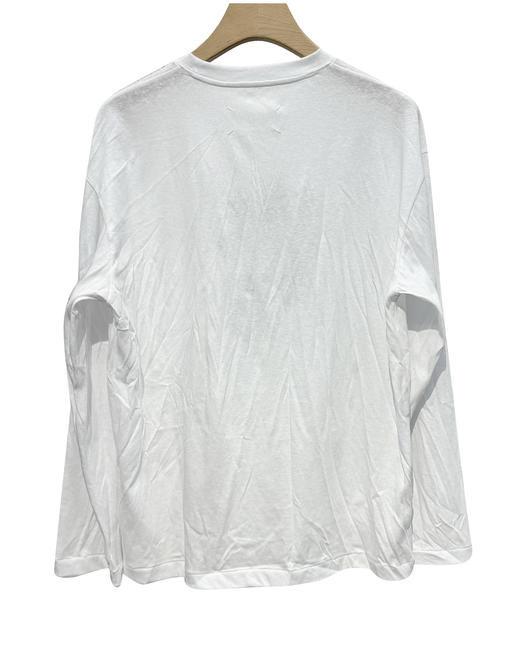 男款褶皱印花长袖T恤ba016 商品图1