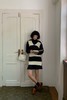 Kai & Kiera 时尚叠穿条纹马甲毛衣两件套连衣裙 21492 商品缩略图5