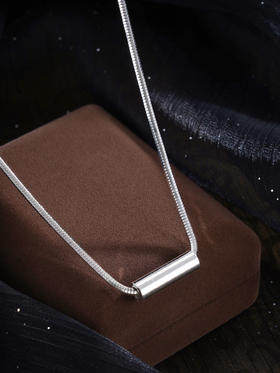 子佩集S925银【流光轮转】项链【XL-5685】纯银原创2一字蛇骨2502