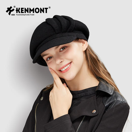 【福利款】卡蒙个性化设计感鸭舌贝雷帽KM-5108 | 混纺面料、柔软亲肤、保暖性好、时尚百搭【HZ】 商品图4