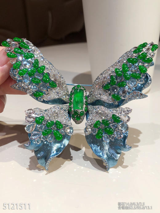 蝴蝶胸针【5121511】具体价格微信咨询 商品图1