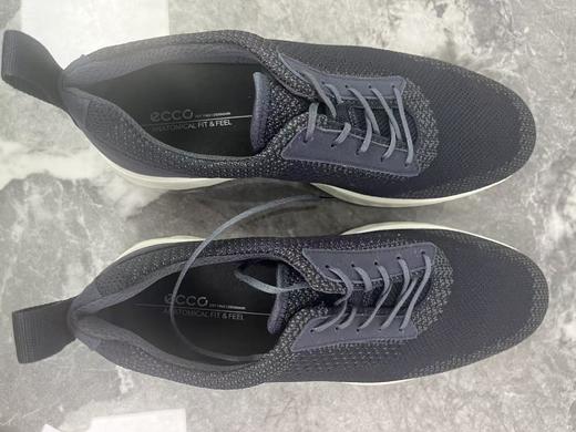 瑕疵ECCO/爱步 男士春秋防滑网眼透气系带圆头休闲鞋板鞋 混动520414 商品图0