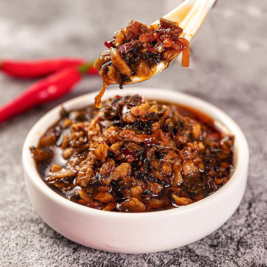 湘集5号外婆菜湖南风味湘西农家菜梅干菜即食微辣下饭腌酱菜咸菜 商品图2