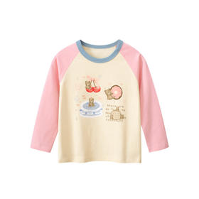 童装秋季新品韩版女童打底衫儿童卡通长袖T恤   27home-HT3157