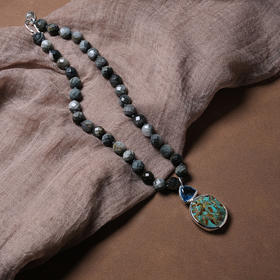 北京仓｜Chan Luu-Sabrina-绿松石 吊坠 串珠 项链［美国设计师］