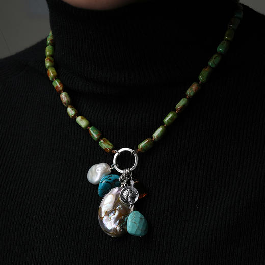 北京仓｜Chan Luu-Mael Charm-多宝石 吊坠 串珠 项链［美国设计师］ 商品图5