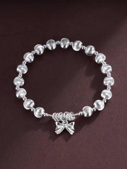 子佩集S925银【情意结】手串纯银【TSB0001-46】手链蝴蝶结2501 商品图0