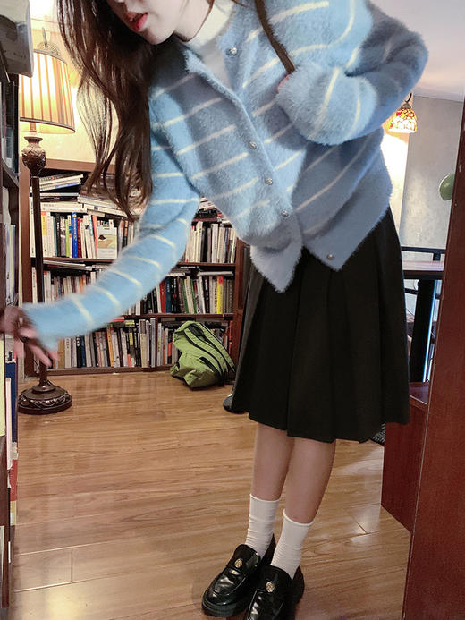 【189元任选2件】现货！蓝白条纹毛衣 商品图9