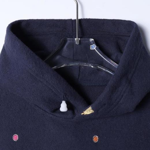 SDSA男士秋冬新款痞帅男装潮牌趣味卡通刺绣标连帽卫衣宽松百搭 商品图2