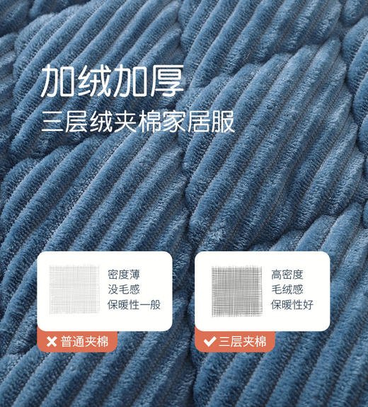 湖南省省服来袭【 加厚法兰绒睡衣套装 儿童/成人款】三层夹棉面料，抗寒锁温，亲子同款，软糯舒适 商品图5