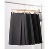 【蚕丝羊毛半身裙】A字版型 侧边立体褶皱设计 miu系设计感半身裙 商品缩略图2