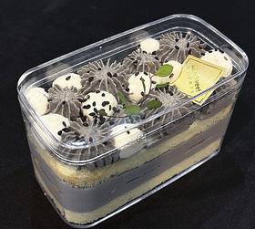 单人份:养生黑芝麻焦香豆乳奶油蛋糕