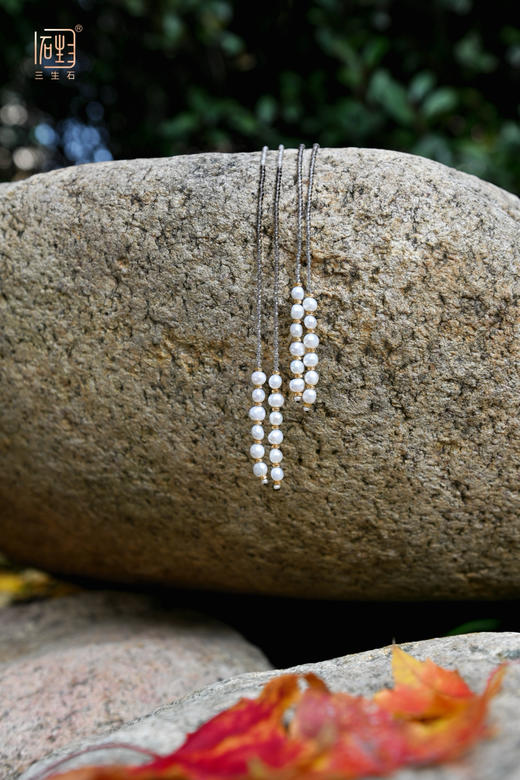 天然茶晶/尖晶石巴洛克珍珠多用设计长链 商品图6