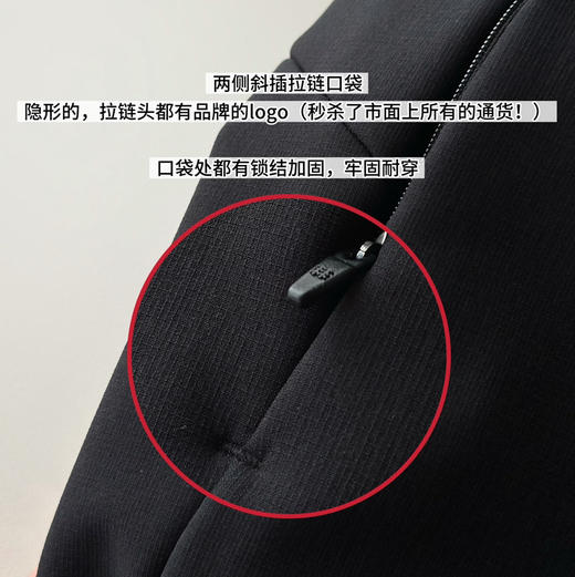 原单科隆情侣款 加绒内里防风防水休闲裤11.14 商品图5