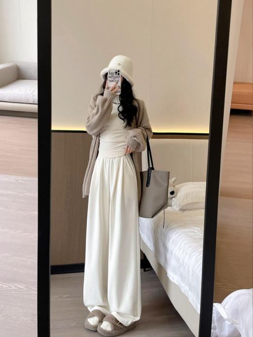 YW慵懒加绒阔腿奶油山本裤(LH)(LD)-纪念日百货168145537 商品图2