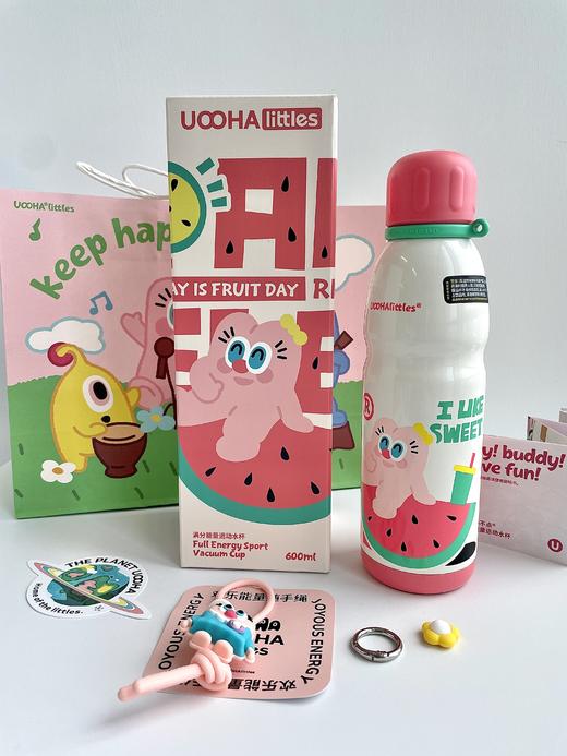 UOOHALITTLES600ml满分能量运动水杯UBW35（黑玫/黑蓝/玫白） 商品图2