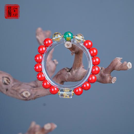 【蓝禧老师推荐】新年朱砂水晶手串 商品图2