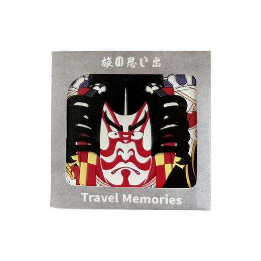 momobox 冰箱贴 旅忆系列 歌舞伎脸谱 5.8*5.8cm 纪念品 旅行手信 商品图0