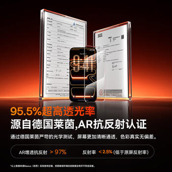 倍思【AR康宁玻璃丨热销100万+】适用苹果16Pro钢化膜 iPhone16Pro手机膜全覆盖防指纹高清膜无尘仓膜 商品图5