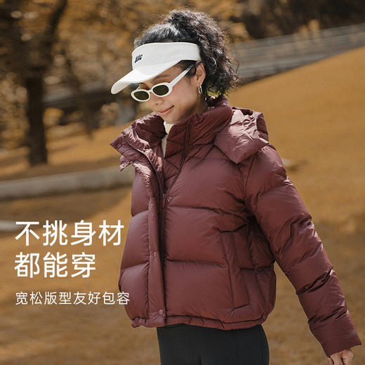 【sw速惟】运动羽绒服短款白鸭绒加厚保暖户外休闲1947 商品图1