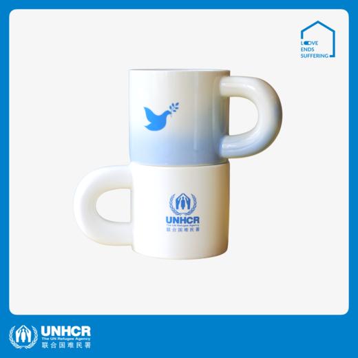 一份心意：“有爱无难”圆柄马克杯 商品图0