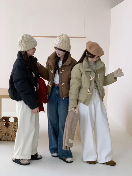 【YW】无忧购甜美木扣短款羽绒服女立领小个子保暖白鸭绒面包服外套8830款（截单后7天发货） 商品图2