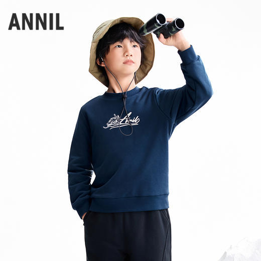 【实体店同款】男童圆领长袖棉衣冬季新款安奈儿童装AB541366 商品图0