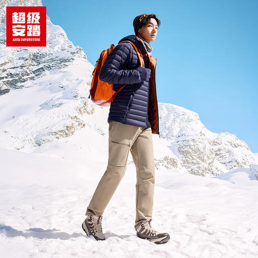 超级安踏轻暖羽绒服 | 石墨烯保暖外套男秋冬防水夹克152546916U 商品图2