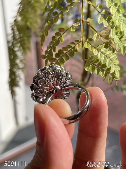 玻璃种蛋面戒指【5091111】具体价格微信咨询 商品图5