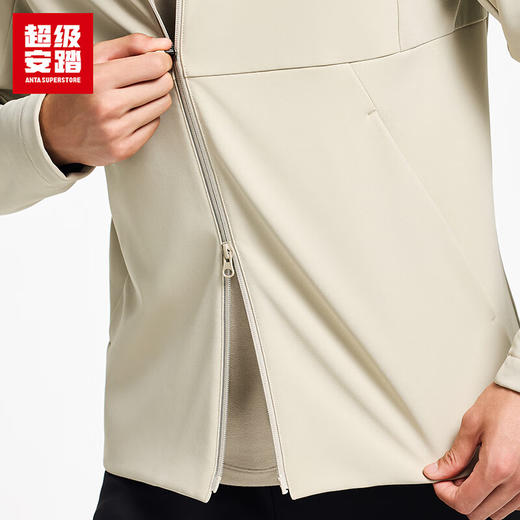 超级安踏防水加绒外套男秋冬保暖通勤夹克连帽运动上衣152547602U 商品图3