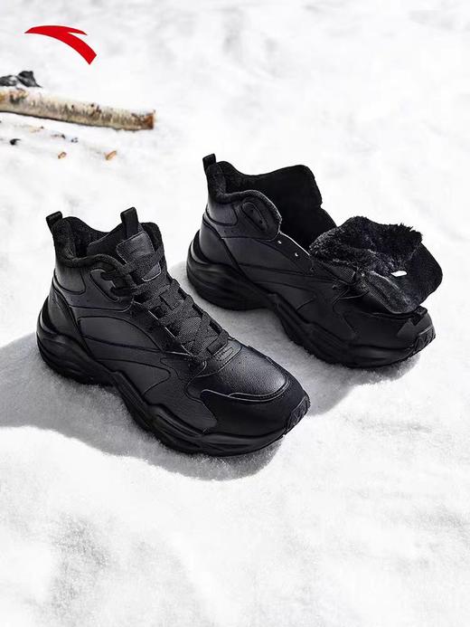 安踏引力丨加绒加厚皮面保暖棉鞋男冬季大棉鞋运动鞋112548954 商品图2