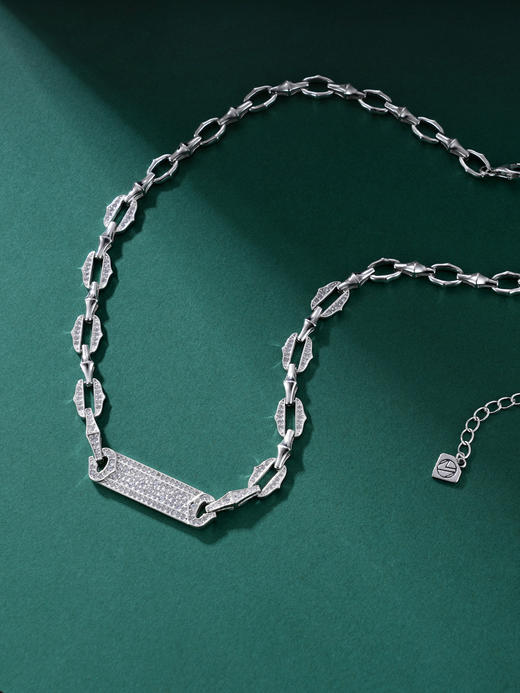 子佩集S925银【浪漫静止】项链纯银【XL-5639】原创22501 商品图0