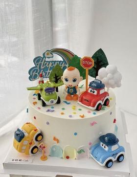 JOJO宝贝汽车-卡通蛋糕