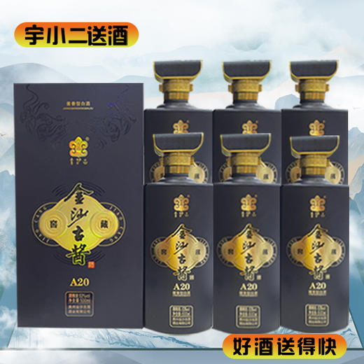 【酱香型】金沙古酱窖藏A20 53度500ml*6 商品图0