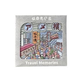 momobox 冰箱贴 旅忆系列 阿美横町 5.8*5.8cm 纪念品 旅行手信