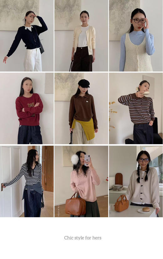  惊喜盲盒三件套~不退换！随机三款针织衫 日常刚需基础款/绞花纹理/娃娃领/开叉下摆等等多种设计款  白菜价回馈 保暖实穿 商品图5