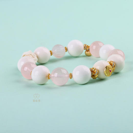 【遇善缘】粉晶牙雕手串  ZX2506252 商品图5