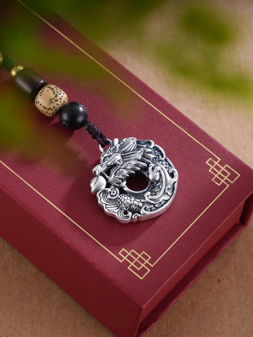 子佩集S999银【龙宝祥瑞】钥匙扣纯银【DZ1110】原创作品2501 商品图6