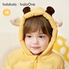 巴拉巴拉balaOne婴儿羽绒服连体衣2025新款冬装哈衣爬服可爱萌趣 商品缩略图2