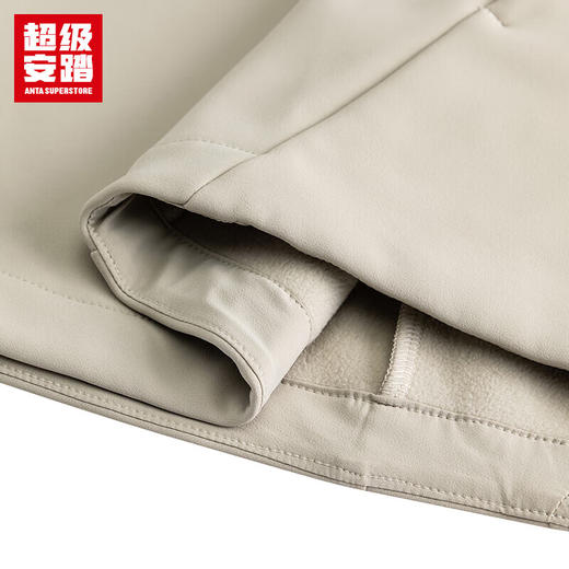 超级安踏防水加绒外套男秋冬保暖通勤夹克连帽运动上衣152547602U 商品图8