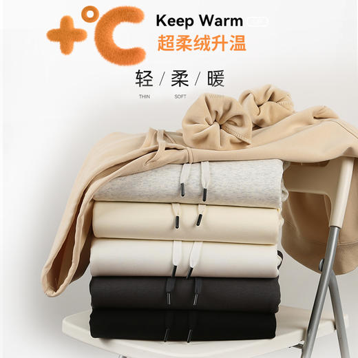 MY MEMORY情侣连帽卫衣丨加绒加厚 抵御寒冷 锁住温度 商品图3