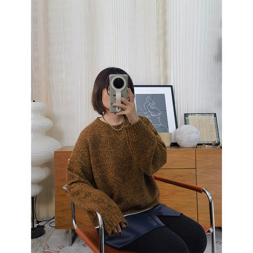 【非质量问题不退换】眼里星光  山羊绒白厂丝混纺 康宝莱 圆领羊绒毛衫 高精尖货 你值得拥有 商品图2