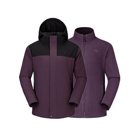 超级安踏抓绒两件套男子秋冬防泼水外套抓绒内胆三合一152546608U