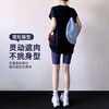 Gymicon能量符号 宽松圆领小飞袖斗篷衫百搭运动健身中长款短袖女运动T恤YABX2540 商品缩略图3
