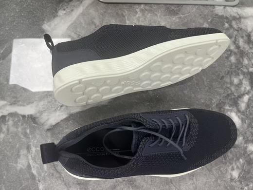 瑕疵ECCO/爱步 男士春秋防滑网眼透气系带圆头休闲鞋板鞋 混动520414 商品图2