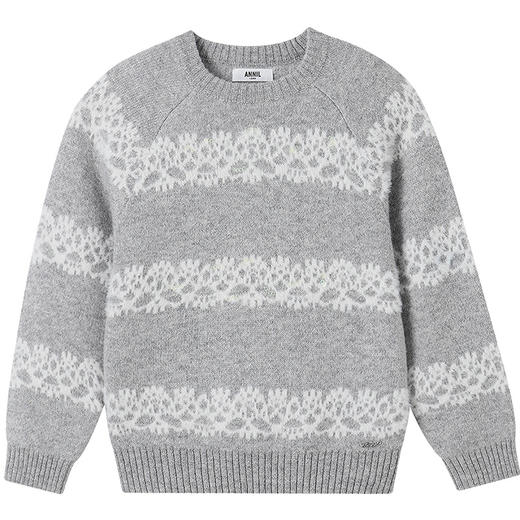 【实体店同款】女童长袖针织衫冬季新款安奈儿童装AG544067 商品图8